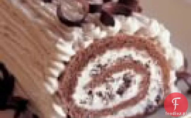 Tort Kremowy Z Kasztanem W Rolce