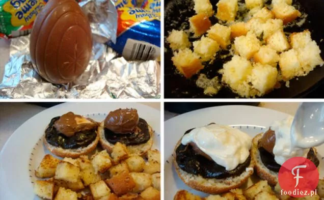 Cakespy: Cadbury Creme Eggs Benedict