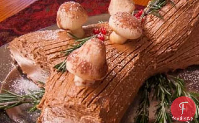 Odważni piekarze robią Buche de Noel (ciasto z Jule)