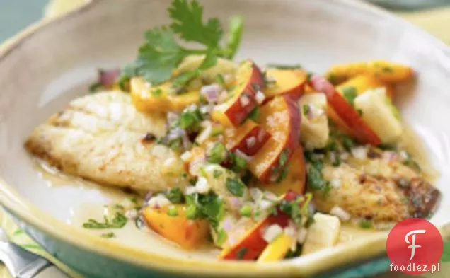 Marynowany Czerwony Lucjan Z Salsą Owocową