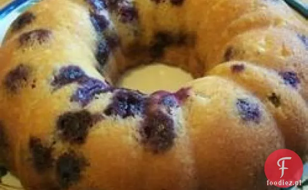 Ciasto Kawowe Z Kwaśną Śmietaną Jagodową