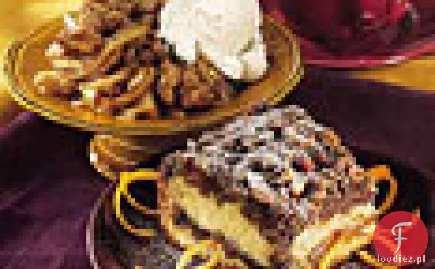 Śmietanowo-pomarańczowy tort kawowy z czekoladą-pekan Streusel