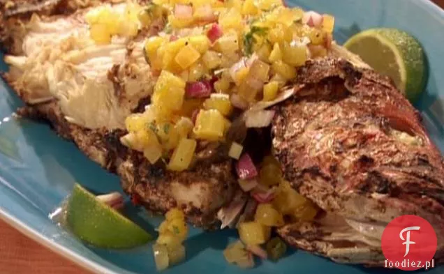 Kevin Nurse ' s Jerk Red Snapper and Island Salsa