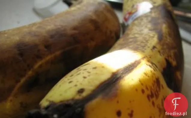 Babeczki Bananowe Z Polewą Czekoladowo-Serową