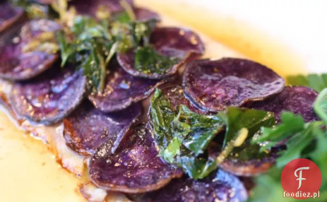 Francuski w mgnieniu oka: Purple Potato-crusted Trout A La Francaise