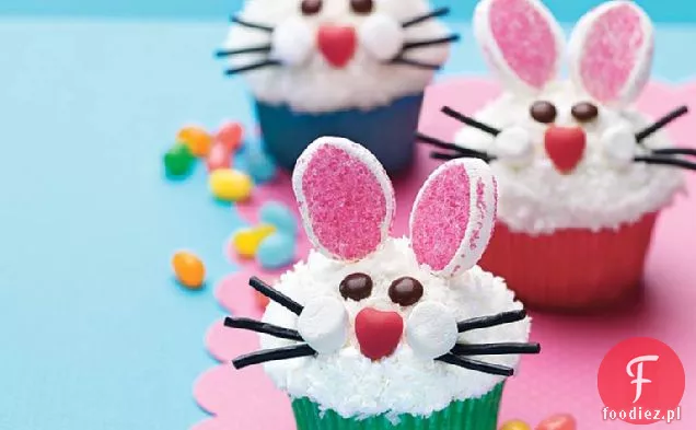 Bunny Face Cupcakes