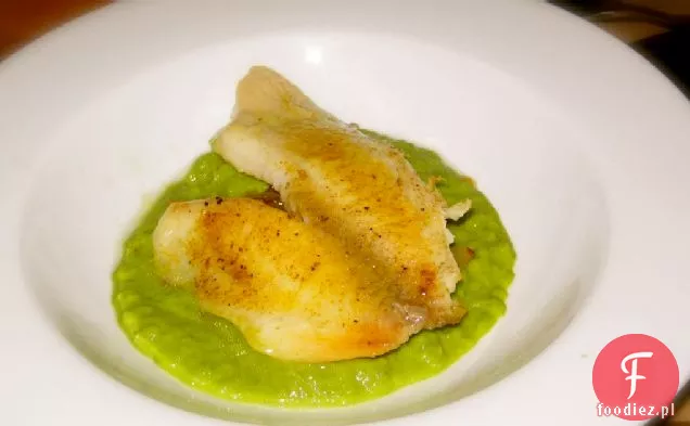 TGIF część 2: Tilapia z Curry z karmelizowaną cebulą i puree z groszku