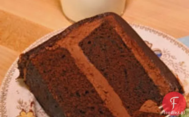 Diabelskie ciasto z czekoladowym Ganache