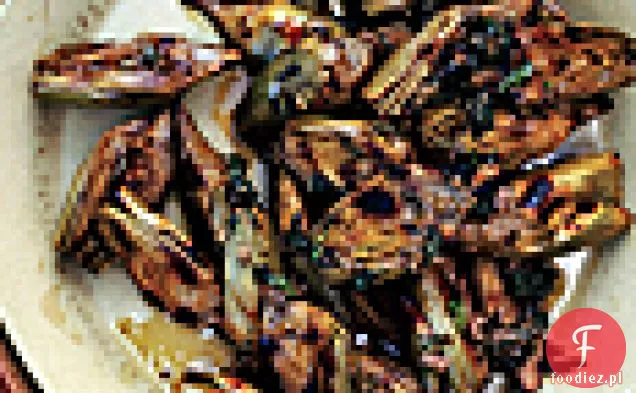 Grillowane karczochy z sosem Kaparowo-miętowym