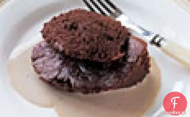 Słodko-gorzki suflet czekoladowy z sosem Earl Grey Custard