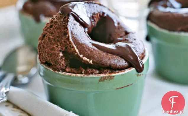 Podwójny suflet czekoladowy z ciepłym sosem Krówkowym