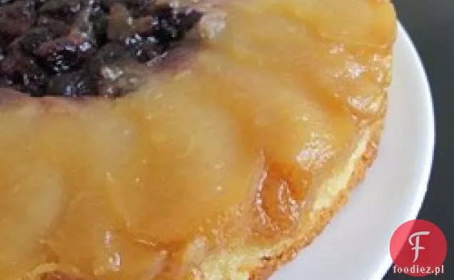 Ciasto Ze Śliwkami I Jagodami Do Góry Nogami