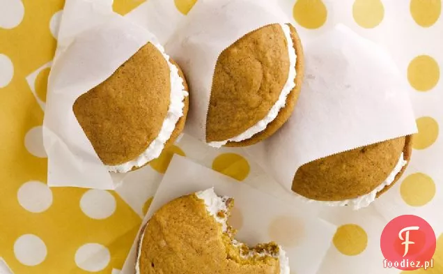 Placki z dyni z nadzieniem z kremu Klonowo-marshmallow