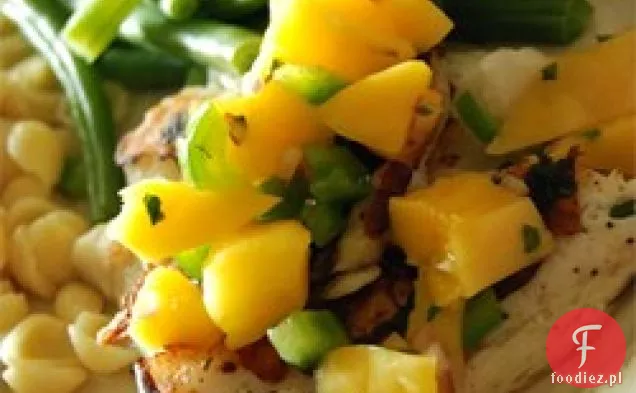 Tilapia grillowana z salsą Mango