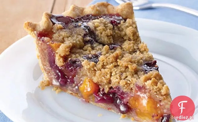 Ciasto Brzoskwiniowo-Jagodowe Streusel