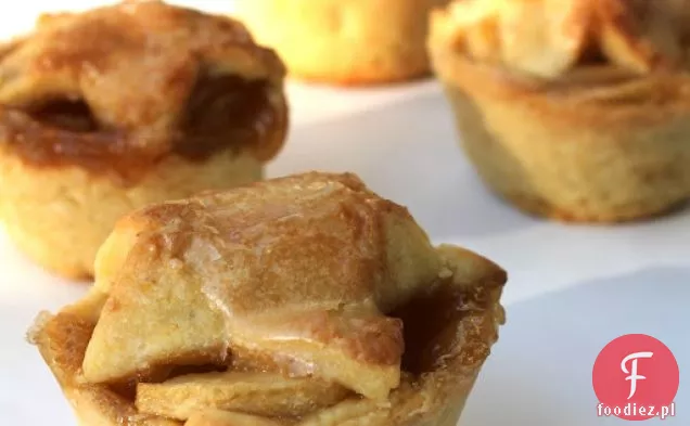 Brandy - jabłkowe Mini placki ze skórką z mąki kukurydzianej