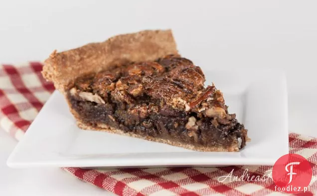 Bourbon Chocolate Pecan Pie Z Pełnoziarnistą Skórką