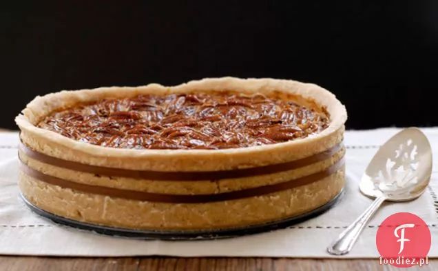 Deep-dish Chocolate Bourbon Pecan Pie