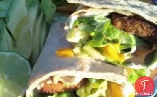 Rybne Tacos z miodowo-Kminkową kolendrą Slaw i Chipotle Mayo
