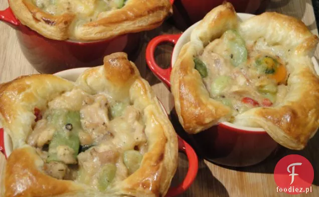Inside Out Chicken Pot Pie