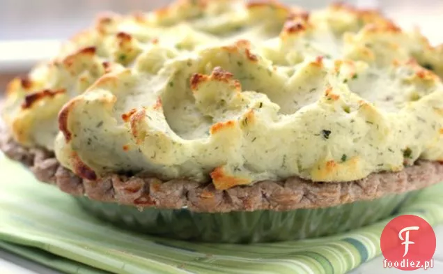 Chicken & Asparagus Pot Pie With Herbed Potato Crust