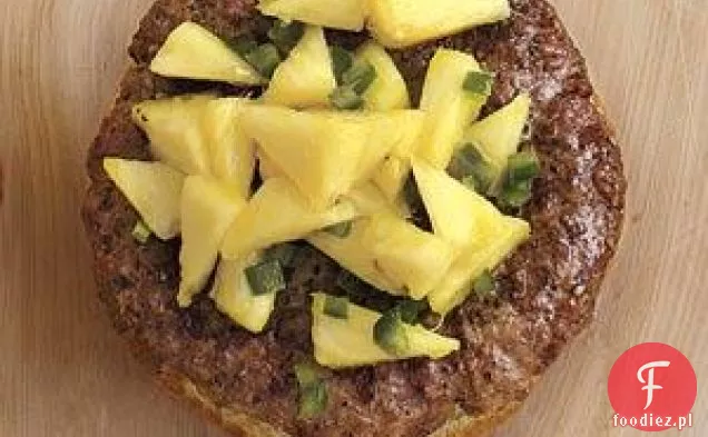 Hamburgery z ananasem-jalapeno Salsa