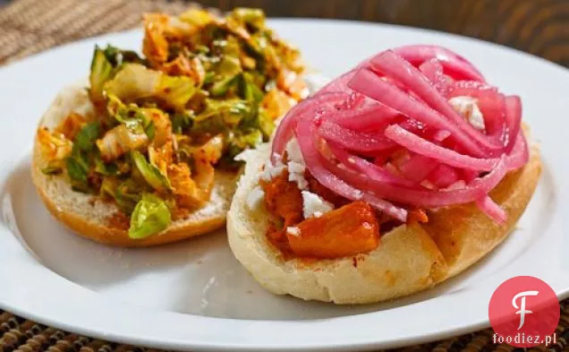 Pineapple Dak Bulgogi Sandwich (Korean Spicy Pineapple BBQ Chicken Sandwich)