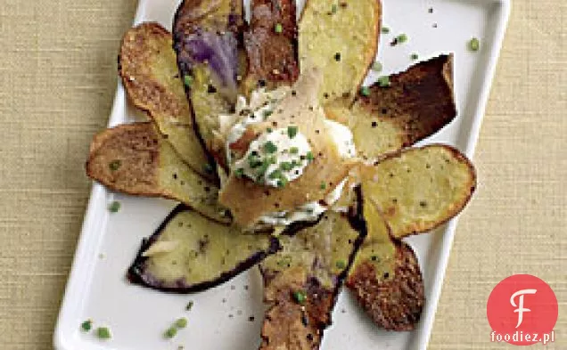 Paluszki Ziemniaczane Ze Szczypiorkiem Crème Fraîche I Wędzone