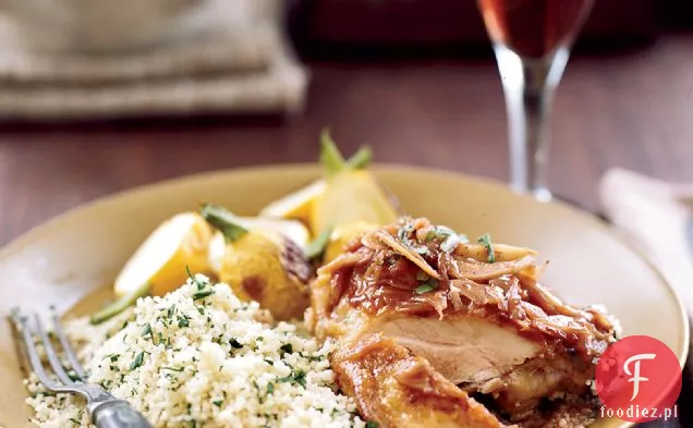 Kurczak w czerwonym occie winnym