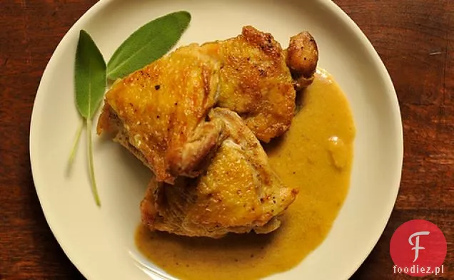 Kurczak W Kremowym Sosie Musztardowym Dijon