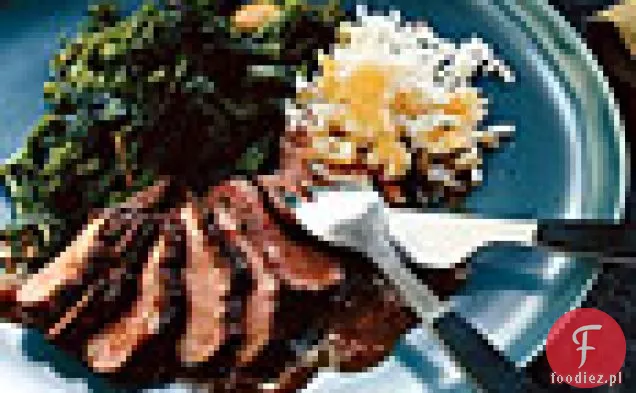 Pieczone piersi z kaczki z pomarańczowym sosem Chipotle