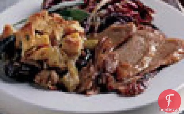 Pieczona gęś z octem balsamicznym
