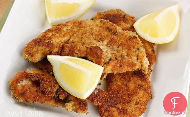 Kotlety z indyka z pieczywem parmezan-Crumb Crust