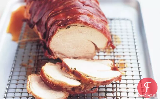 Prosciutto-zawinięty Indyk