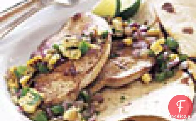 Kotlety z indyka Chipotle z salsą kukurydzianą