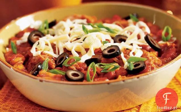 Indycze udo i Hominy Chili