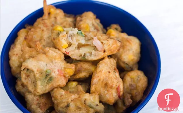 Cucur Udang (placki z krewetkami)