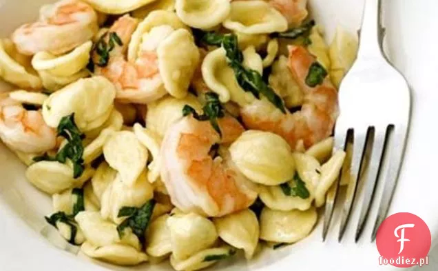 Krewetka Orecchiette Z Bazylią I Masłem Krewetkowym