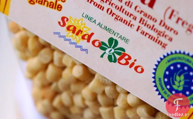 Fregola Sarda Z Prażonymi Warzywami I Krewetkami