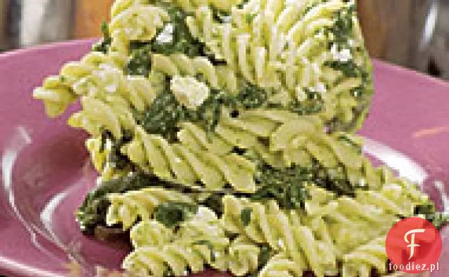 Fusilli z fetą i cytrynowo-kaparowym Pesto