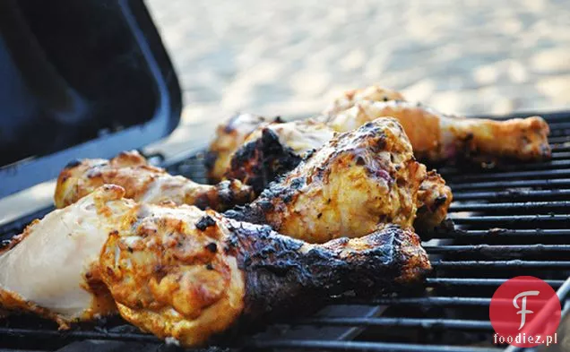 Jogurt Marynowany Indyjski Przyprawiony Grillowany Kurczak