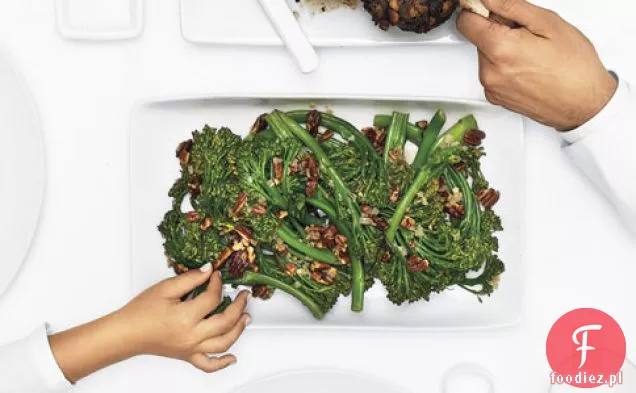 Broccolini Z Orzechowym Masłem