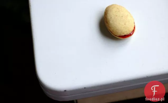 Brązowy Masło Łyżka Ciasteczka Z Dżemem