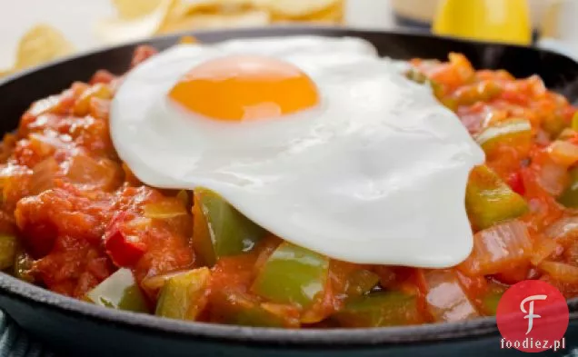 Dave Lieberman ' s Eggs In Ancho-tomato Salsa