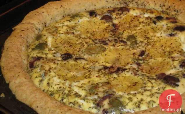 Quiche Z Pieprzem Cytrynowym I Oliwką