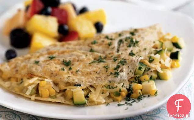 Omlet z letnimi warzywami