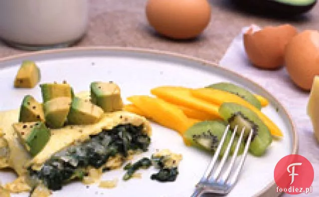 Omlet Ze Szpinakiem I Ziołami
