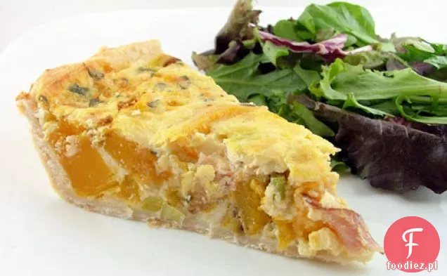 Pieczone Dyni, Prosciutto I Szałwia Quiche