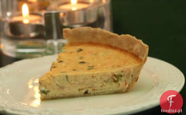 Quiche Z Wędzonego Łososia Ze Starą Skórką Z Zatoki Asagio