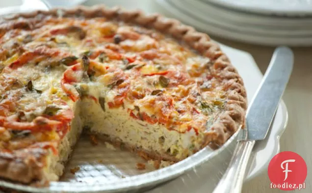 Krab, Scallion I Pomidor Quiche